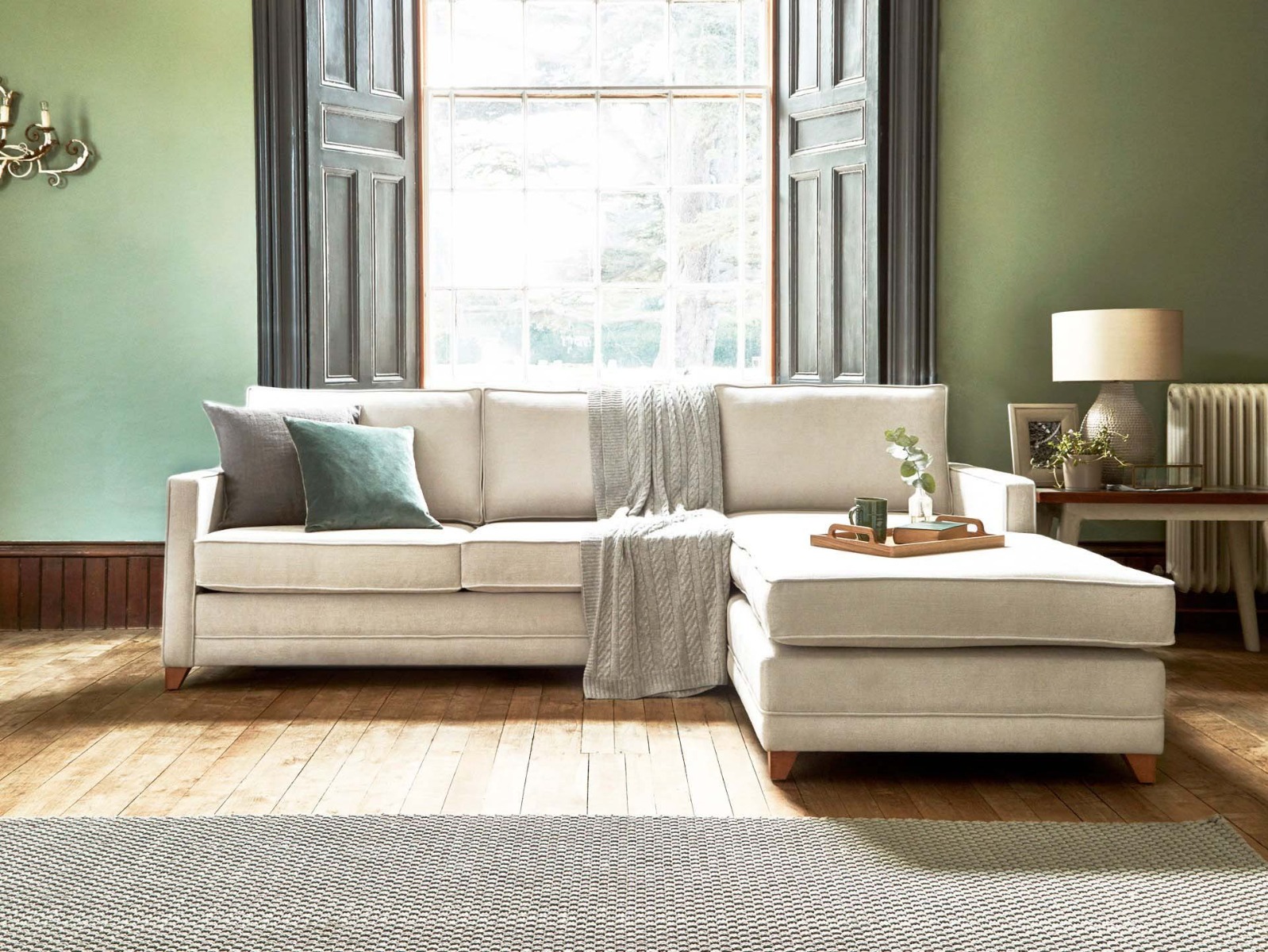 The Aldbourne 5 Seater Right Chaise Sofa Bed