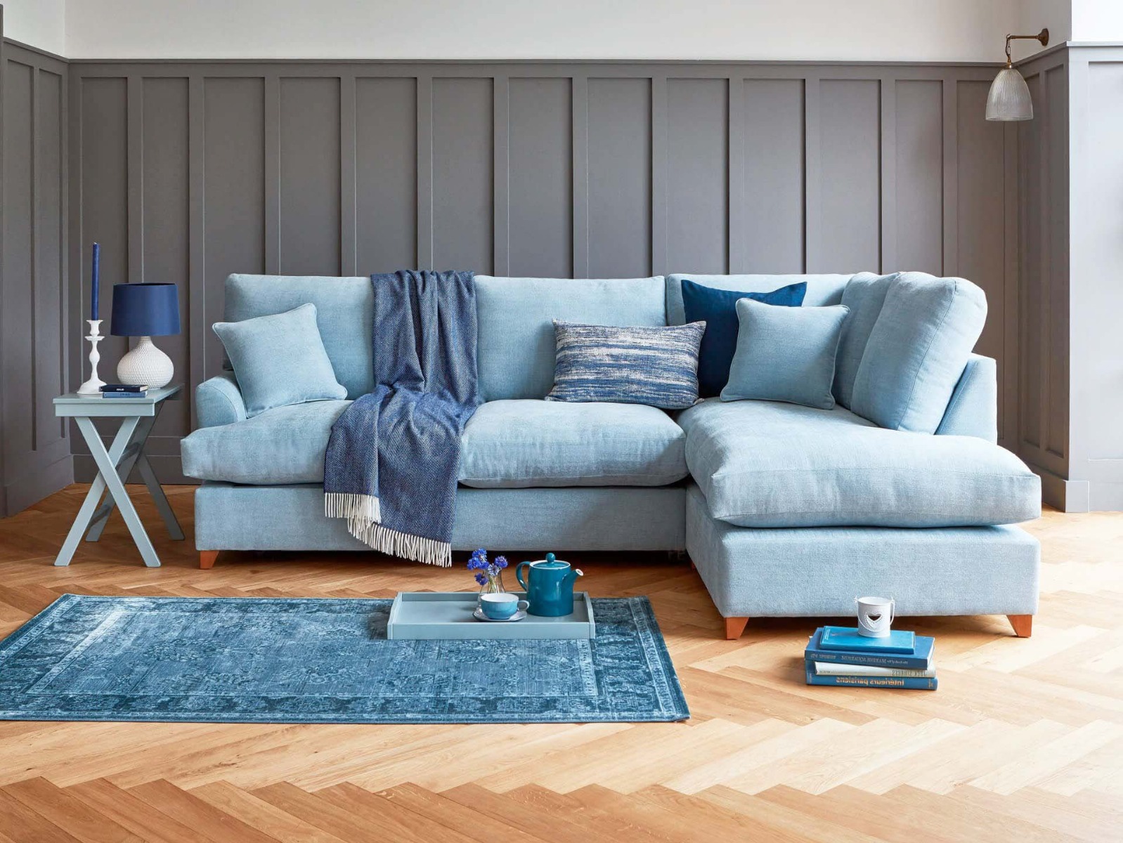 The Alderton 5 Seater Right Chaise Sofa Bed