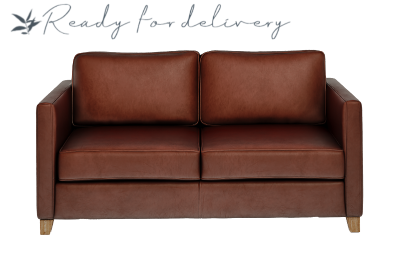 The Hampton Vintage Brown Sofa