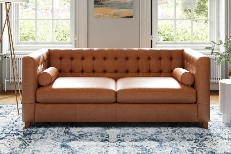 The Petersham Tan Sofa