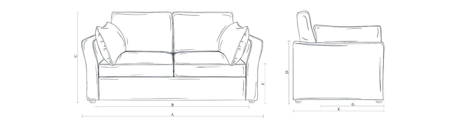 The Amesbury Sofa 3.5 Seater