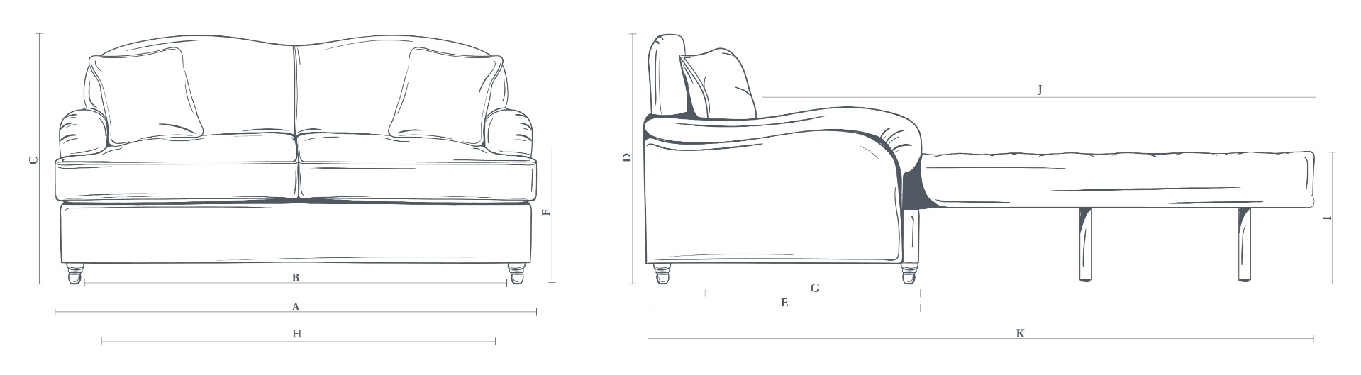 The Appledoe Sofa Bed 2 Seater