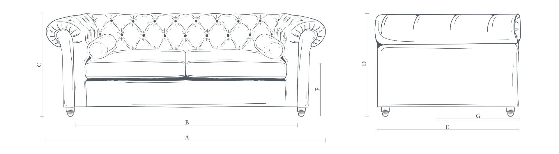 The Bulford Sofa 3 Seater