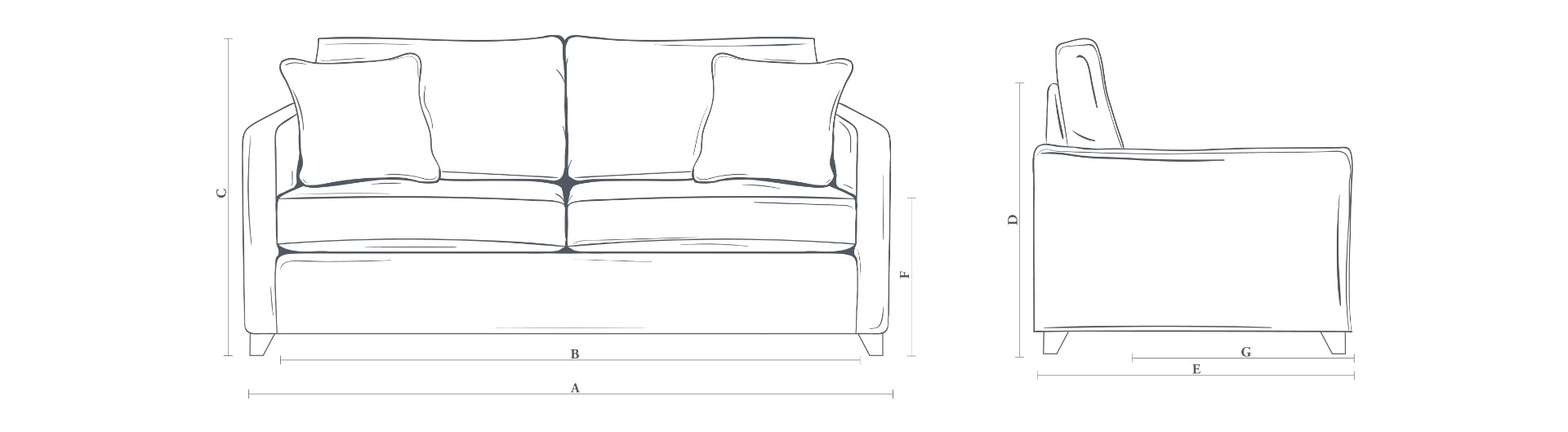 The Foxham Sofa 2 Seater