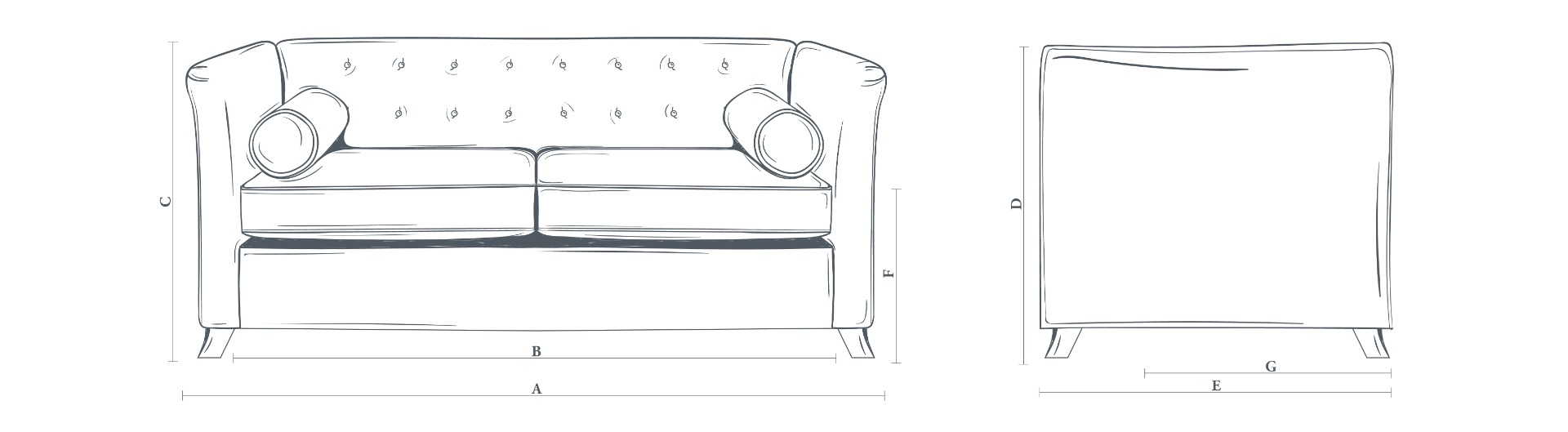 The Gastard Sofa 3 Seater